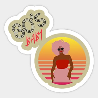 80's Baby Sticker